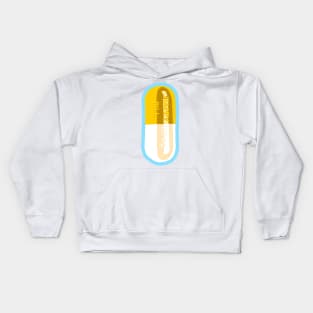 Happy Pill Blue Kids Hoodie